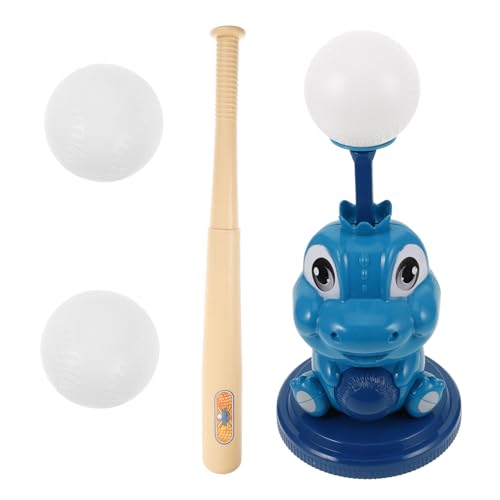 HONITANO 1 Satz Baseball Launcher für Automatische Baseball Pitching Maschine mit Schläger und Bällen für Drinnen und Draußen ohne Batterie Fördert Koordination und Motorische Fähigkeiten von HONITANO