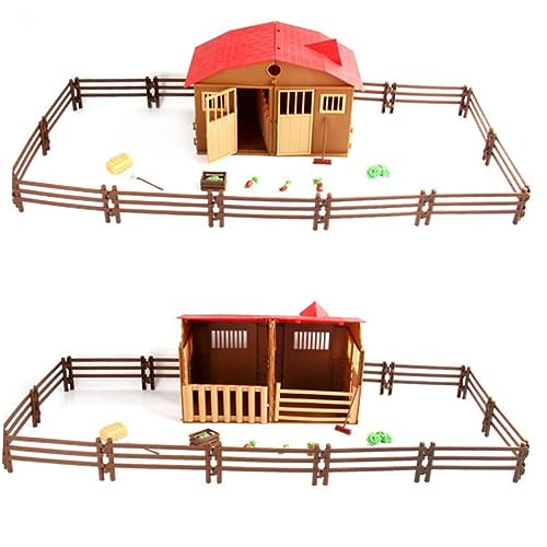 HONITANO 1 Satz Bauernhof-Modell Spielset mit Bauernhofszene DIY-Bauernhof-Spielset Bauernhof-Spielset für Farmszenenmodell HONITANO 1 Satz Bauernhof-Modell Spielset mit Bauernhofszene DIY-Bauernhof-Spielset Bauernhof-Spielset für Farmszenenmodell von HONITANO