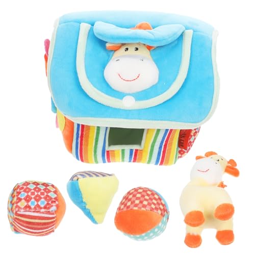 HONITANO 1 Satz Bausteinspielzeug Aus Weichem Stoff Sensorisches Frühes Lernen Kinderspielzeug Form Farbe Lernspielzeug Fingerübungsspielzeug Plüsch von HONITANO