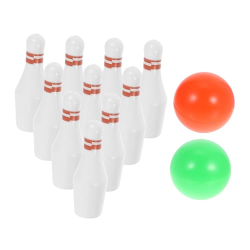 HONITANO 1 Satz Bowlingkugel Vortäuschen Puppenhaus Mini-bowlingkugel Puppenhausdekoration Tisch-mini-bowlingspiel Minitor Bowling Bowlingspielzeug Plastik Weiß HONITANO 1 Satz Bowlingkugel Vortäuschen Puppenhaus Mini-bowlingkugel Puppenhausdekoration Tisch-mini-bowlingspiel Minitor Bowling Bowlingspielzeug Plastik Weiß von HONITANO