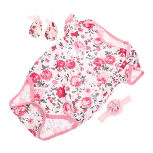 HONITANO Dorable Baby-mädchen-Outfit-Set Schuhe Stirnband Baby-Kleidung Zubehör-Set 45 7–58 4 cm HONITANO Dorable Baby-mädchen-Outfit-Set Schuhe Stirnband Baby-Kleidung Zubehör-Set 45 7–58 4 cm von HONITANO