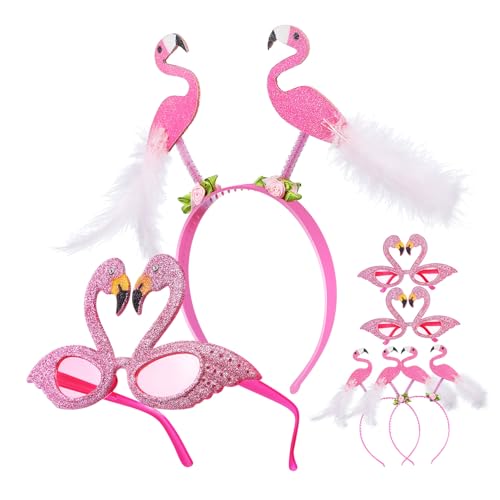 HONITANO 1 Satz Flamingo Kostümset für Teiliges mit Flamingo Haarreif Brille und Deko Accessoires für Partys Geburtstagsfeiern und Fotoshootings Lustige und Bequeme Zufällige Farbe HONITANO 1 Satz Flamingo Kostümset für Teiliges mit Flamingo Haarreif Brille und Deko Accessoires für Partys Geburtstagsfeiern und Fotoshootings Lustige und Bequeme Zufällige Farbe von HONITANO