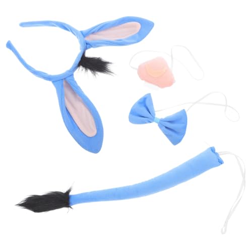HONITANO 1 Satz Haarreif Fliege und Nase Tierkostüm Zubehör für Halloween Weihnachten Ostern und Geburtstagsfeiern Elastische Passform Lustige und Auffällige für Erwachsene HONITANO 1 Satz Haarreif Fliege und Nase Tierkostüm Zubehör für Halloween Weihnachten Ostern und Geburtstagsfeiern Elastische Passform Lustige und Auffällige für Erwachsene von HONITANO