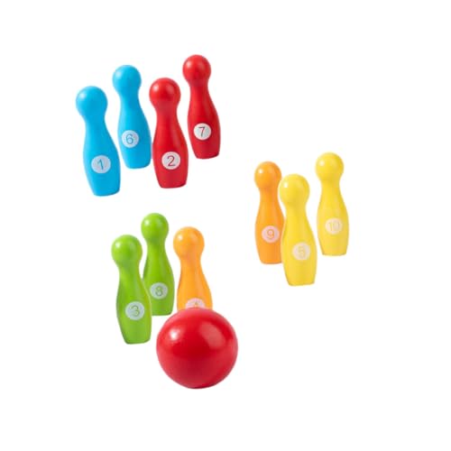 HONITANO 1 Satz Hölzernes Zahlen-Bowling Bildungsbedarf Bowling-spielset Für HONITANO 1 Satz Hölzernes Zahlen-Bowling Bildungsbedarf Bowling-spielset Für von HONITANO
