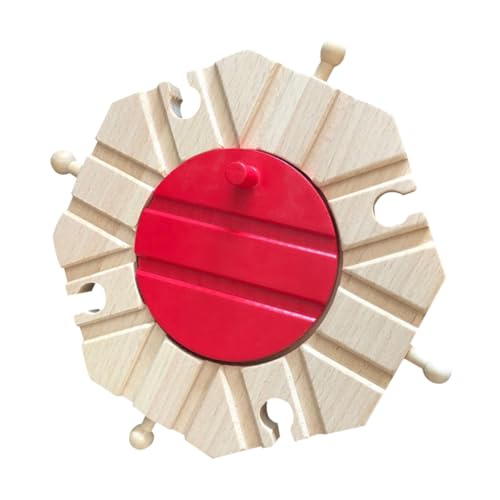 HONITANO 1 Satz Holzeisenbahn Set von Holzschienen für DIY Zusammenbauspielzeug Fördert Kreativität und Spaß mit Verschiedenen Kombinationen Sicheres für Kleine von HONITANO