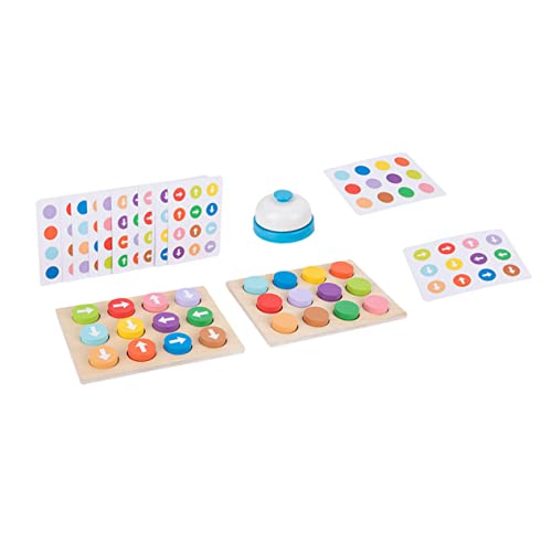 HONITANO 1 Satz Holzspielzeug für Lernspielzeug mit und Richtungsspiel Fördert Farberkennung und Hand Auge Koordination für Interaktive Spielmomente HONITANO 1 Satz Holzspielzeug für Lernspielzeug mit und Richtungsspiel Fördert Farberkennung und Hand Auge Koordination für Interaktive Spielmomente von HONITANO