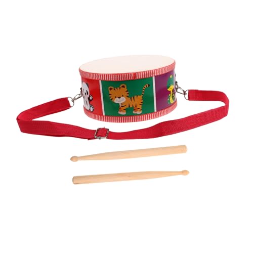 HONITANO 1 Satz Kleine Trommel Musikalisches Handpan-Trommel Für Kinderschlaginstrument Fingerkastagnetten Kindermusikinstrument Musikspielzeug Für Babys Holz von HONITANO