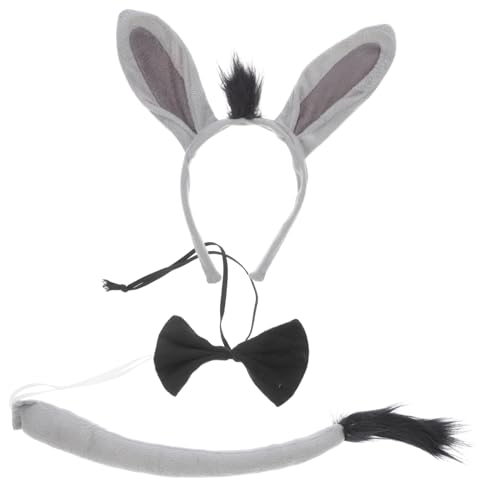HONITANO 1 Satz Kostüm Set mit Haarreif Fliege für Niedliche Tierverkleidung für Halloween und Cosplay für Rollenspiele und Partys von HONITANO