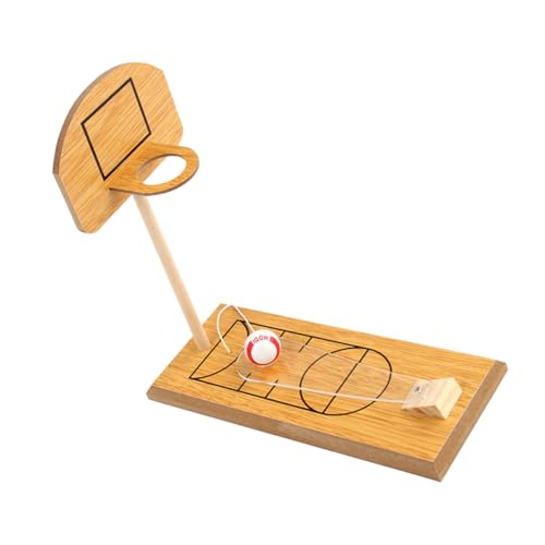 HONITANO 1 Satz Mini-Basketballspielzeug holzspielzeug tischbasketballspiel Holzspielzeug für mini Basketball Hoop Finger Tischplatte Tabletop-Basketball Hölzern Light Brown HONITANO 1 Satz Mini-Basketballspielzeug holzspielzeug tischbasketballspiel Holzspielzeug für mini Basketball Hoop Finger Tischplatte Tabletop-Basketball Hölzern Light Brown von HONITANO