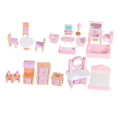 HONITANO 1 Satz Mini- Holzmöbel für kinderspielzeug Miniaturmöbel spielsachen für Children Toys spielsachen spielzeuge kinderknallzeug Bambus Rosa HONITANO 1 Satz Mini- Holzmöbel für kinderspielzeug Miniaturmöbel spielsachen für Children Toys spielsachen spielzeuge kinderknallzeug Bambus Rosa von HONITANO
