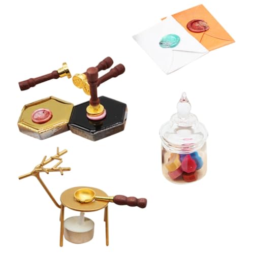 HONITANO 1satz Mini Wax Melt Puppenhaus Dekoration Für Miniatur Spielzeug Realistische Ornamente Zubehör Für Kreative Bastelprojekte Teiliges Mit Verschiedenen Designs von HONITANO