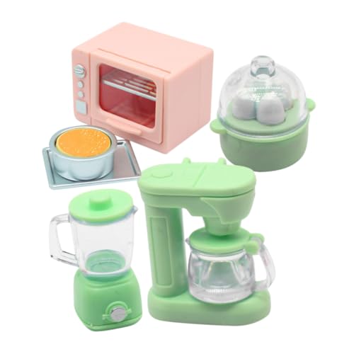 HONITANO 1 Satz Miniatur-küchenspielzeug Miniatur-küchenszenen-Requisite Zarte Mini-hausdekoration Mini-kaffeemaschine Mini Entsafter Mini-küchenutensilien Miniatur-szenendekor Pp von HONITANO