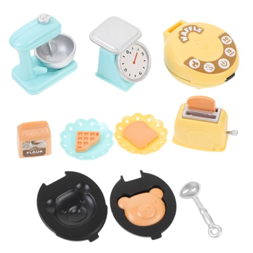 HONITANO 1 Satz Miniküche Gadgets tragbar Maschine Zubehör Puppenhaus-Bäckereimodell Miniatur-Küchenutensilien-Requisite Miniatur-Szenendekor Mini-Küchenutensilien Plastik von HONITANO