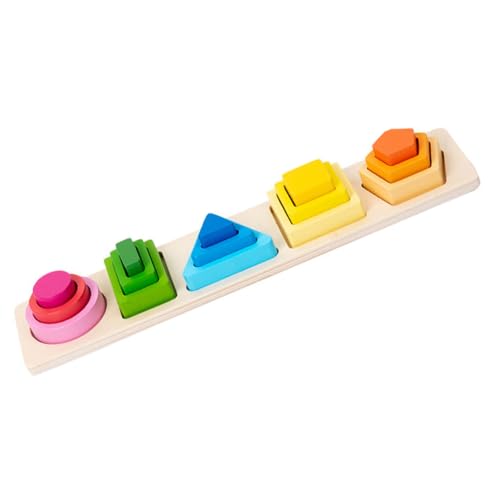 HONITANO 1 Satz Montessori Geometrisches Formenspielzeug Holzspielzeug für Formen Puzzles Fördert Kreativität und Feinmotorik für Kleinkinder und Vorschulkinder HONITANO 1 Satz Montessori Geometrisches Formenspielzeug Holzspielzeug für Formen Puzzles Fördert Kreativität und Feinmotorik für Kleinkinder und Vorschulkinder von HONITANO