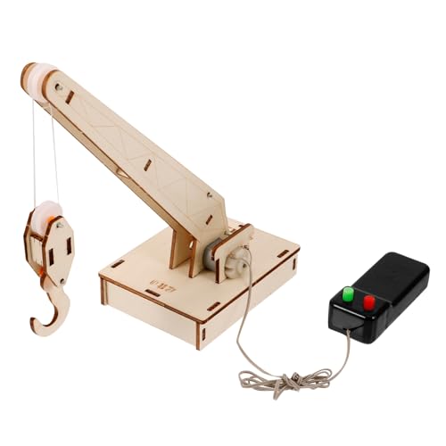 HONITANO 1 Satz Physikalisches Experiment experimente Experiment Handwerkliches Kinderexperiment Educational Toys DIY Stielkran DIY-Lernsets hölzern von HONITANO