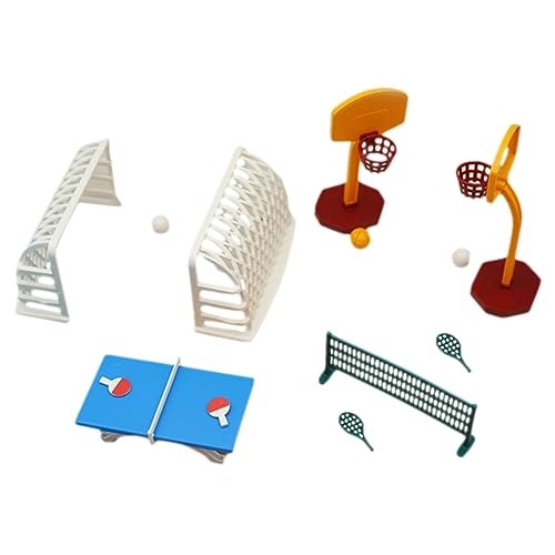 HONITANO Elegantes Set Basketball-tischtennisständer Für Puppenhaus-Miniatur- von HONITANO