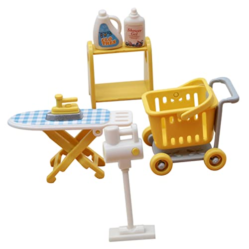 HONITANO 1 Satz Reinigungsset für küchenspielzeug für Kitchen Toys for stausauger waschmaschinen für Kinderspielzeug vor, Spiel zu Plastik Yellow von HONITANO