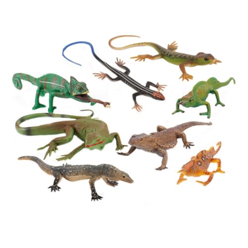 HONITANO 1 Satz Reptilienmodell tierfiguren für rätselbuch Kinderzimmerdekoration für Krabbelndes hübsches Eidechsenspielzeug Kinderspielzeug PVC von HONITANO