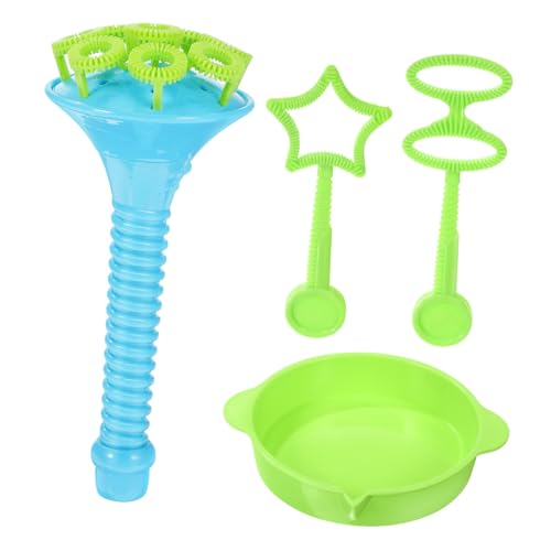 HONITANO 1 Satz Riesige Seifenblasen Stab für Horn Blasenstab Teller Outdoor Blaswerkzeug für Partys und Spaß ohne Blasenwasser von HONITANO