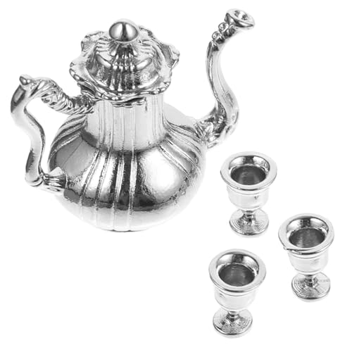 HONITANO 1 Satz Satz Mini-Teetasse wohnaccessoires sammlerstücke teekessel teekannen raeucherkerze Toy Mini-Hausdekoration Rollenspielzubehör Miniaturutensilien küche spielset Metall Silver HONITANO 1 Satz Satz Mini-Teetasse wohnaccessoires sammlerstücke teekessel teekannen raeucherkerze Toy Mini-Hausdekoration Rollenspielzubehör Miniaturutensilien küche spielset Metall Silver von HONITANO