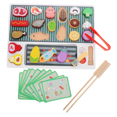 HONITANO 1 Satz Simulations-Grillspielzeug für Kindergrill Holz Grill Holzspielzeug Grill Grillset Sie Barbecue-Spielzeuggrill Spielgrill aus Holz HONITANO 1 Satz Simulations-Grillspielzeug für Kindergrill Holz Grill Holzspielzeug Grill Grillset Sie Barbecue-Spielzeuggrill Spielgrill aus Holz von HONITANO