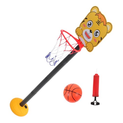 HONITANO 1 Satz Tragbarer Basketballkorb Höhenverstellbarer Cartoon Basketballständer für Indoor und Outdoor für Jungen und Mädchen Fördert Motorische Fähigkeiten und Spaß im Garten oder von HONITANO