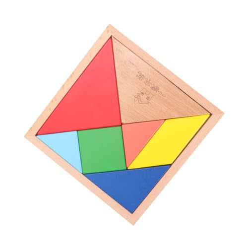 HONITANO 1 Schachtel Tangram- Puzzle rätselbuch Puzzle für rätsel für lernspielzeug laubsägen für Frühes Lernen Holz-Tangram Hölzern HONITANO 1 Schachtel Tangram- Puzzle rätselbuch Puzzle für rätsel für lernspielzeug laubsägen für Frühes Lernen Holz-Tangram Hölzern von HONITANO