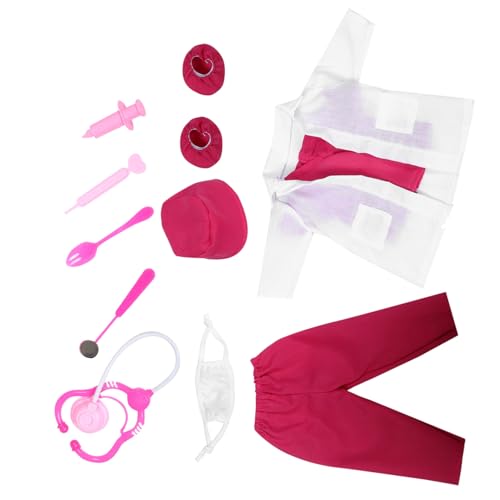 HONITANO 1 Set 18-Zoll-puppenkleidung: Arzt-Outfit Und Accessoires Zum Anziehen – Miniaturuniform Für Rollenspiele Und Fantasievolles Rollenspiel HONITANO 1 Set 18-Zoll-puppenkleidung: Arzt-Outfit Und Accessoires Zum Anziehen – Miniaturuniform Für Rollenspiele Und Fantasievolles Rollenspiel von HONITANO