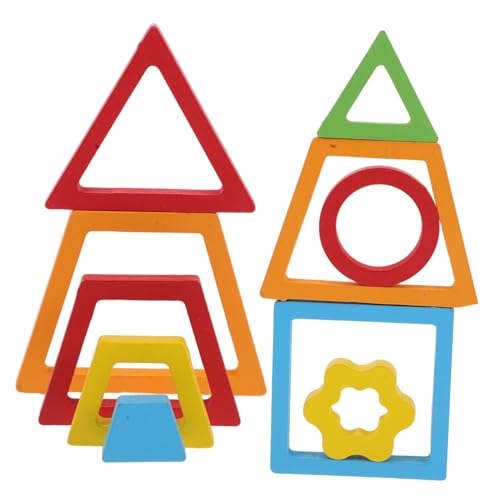 HONITANO 1 Set Früherziehungs Puzzle Puzzle Für Kognitive Fähigkeiten Formenpuzzle Formensortierer Für Babys Von 6 – 12 Monaten Puzzlespiele Puzzles Formenpuzzle Holz von HONITANO