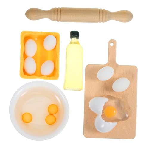 HONITANO 1 Set Miniatur Küchenspielzeug Für Zubehör Nudelholz Mini Desktop Mini Landschaftsbau Miniatur Mini Zubehör Schneidebrett Modell von HONITANO