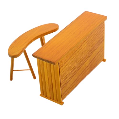 HONITANO 1 Set Puppenhaus Zubehör Möbel Puppenhaus Beistelltisch Puppenhaus Vintage Miniatur Schreibtisch Puppenhaus Küchentisch Puppenhaus Tisch Modell Puppenhaus Couchtisch von HONITANO