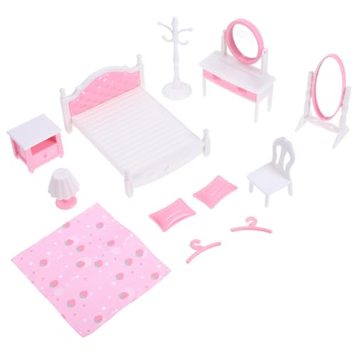 HONITANO 1 Set Rosa Puppe Dekoration Mini Dekoration Miniatur Liefert Abs Puppe Möbel Modell von HONITANO