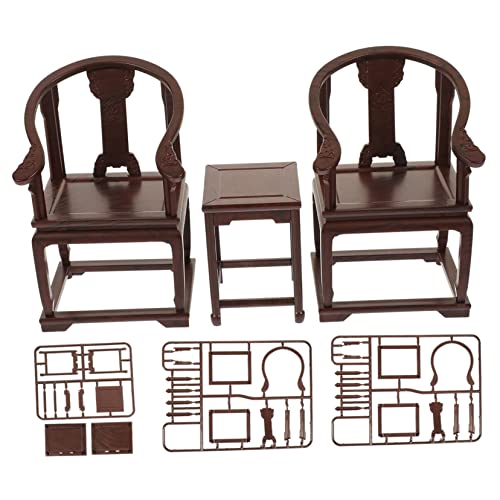 HONITANO 1 Set Simulationstisch Und Stuhl Retro Kindermöbel Stühle Miniatur Sessel Schmuck Miniatur Sesselform Vintage Stuhl Puzzle Montagestuhl Kaffee Kunststoff HONITANO 1 Set Simulationstisch Und Stuhl Retro Kindermöbel Stühle Miniatur Sessel Schmuck Miniatur Sesselform Vintage Stuhl Puzzle Montagestuhl Kaffee Kunststoff von HONITANO