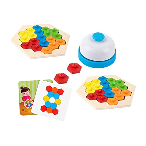 HONITANO 1 Set Waben Kinderspielzeug Kinderpuzzle Eltern Kind Interaktionsspielzeug Interaktives DIY Kinderspielzeug Puzzle Kinderspielzeug Kreatives Wabenpuzzle Lustiges Puzzle von HONITANO