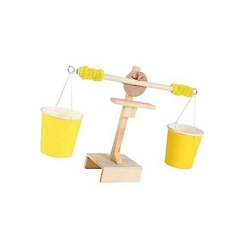 HONITANO 1 Stück Balkenwaage für kinderspielzeug Mechanisches holzspielsachen Lernspielzeug Holzwaage aus Holz Waage Hölzern von HONITANO