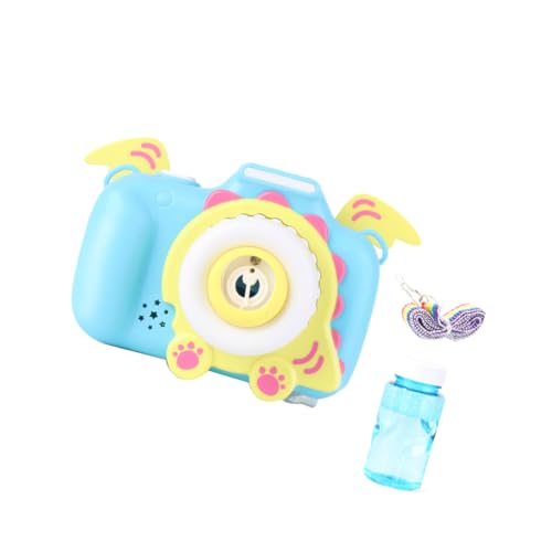 HONITANO 1 Stück Dinosaurier Blasmaschine für Automatischer Seifenblasenmacher mit Licht und Musik Cartoon Design für Partys im Freien ohne Batterie Blaswasser Blau HONITANO 1 Stück Dinosaurier Blasmaschine für Automatischer Seifenblasenmacher mit Licht und Musik Cartoon Design für Partys im Freien ohne Batterie Blaswasser Blau von HONITANO