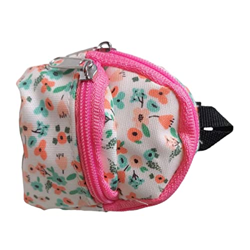 HONITANO 1 Stück Dollhouse Zubehör Rucksack Rucksack Spielzeugtaschen Für Rucksack Puppen Mini-Rucksack Pu-Leder von HONITANO