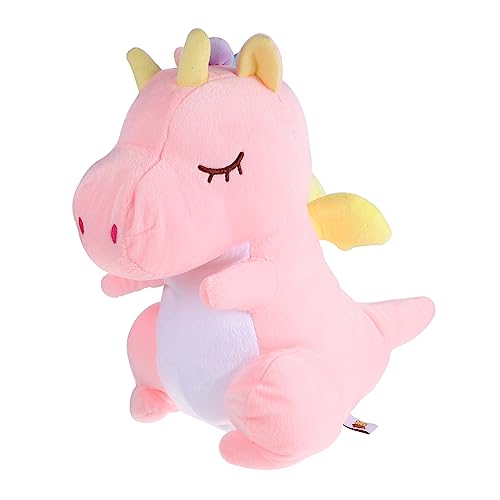 HONITANO 1 Stück Engel Dinosaurierpuppe Dinosaurier Stofftier Dinosaurier-Puppe Kinderspielzeug Heimdekoration Kindergeschenk Rosa Plüsch von HONITANO