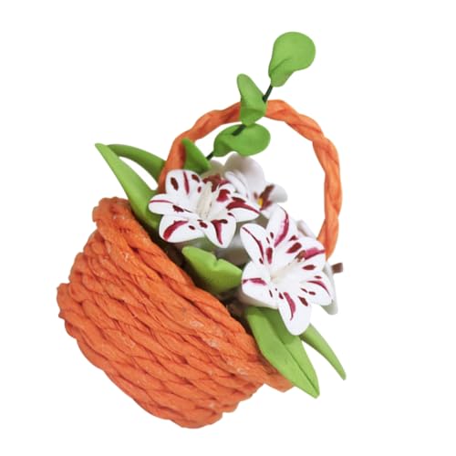 HONITANO 1 Stück Miniatur Lilien Blumenkorb Körbe Gartendekoration Blumen Mini Lilien Blumentopf DIY Miniaturen Blumendekor Miniatur Lilienkorb Puppenhaus Winzige Pflanze HONITANO 1 Stück Miniatur Lilien Blumenkorb Körbe Gartendekoration Blumen Mini Lilien Blumentopf DIY Miniaturen Blumendekor Miniatur Lilienkorb Puppenhaus Winzige Pflanze von HONITANO