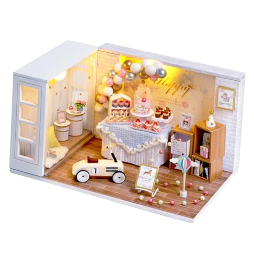 HONITANO 1 Stück Miniaturbausätze Szene Miniaturen Für Bausatz Winzig Modellspielzeug Zusammenbauen Miniaturwohnung Zum Manuellen Zusammenbauen Mini-Wohnung Hölzern HONITANO 1 Stück Miniaturbausätze Szene Miniaturen Für Bausatz Winzig Modellspielzeug Zusammenbauen Miniaturwohnung Zum Manuellen Zusammenbauen Mini-Wohnung Hölzern von HONITANO