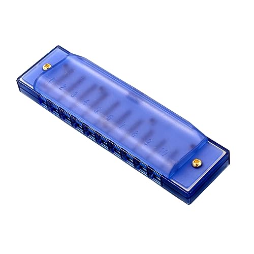 HONITANO 10 Mundharmonika Kinderharmonika Einsteigerinstrumente Für Hilfsmittel Für Musikinstrumente Kleinkindspielzeug Harmonica Anfängerinstrumente Für Blue von HONITANO