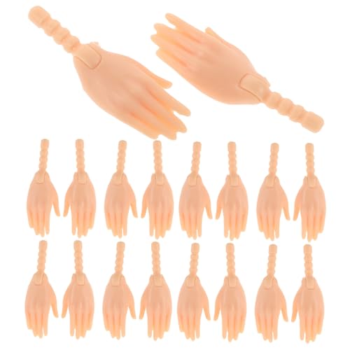 HONITANO 10 Paare Miniatur Bjd Puppenhände Gelenkige Puppenhand Ersatzteile für DIY Puppenherstellung Realistische Handformen für Dynamische Posen und Authentisches Puppenzubehör von HONITANO