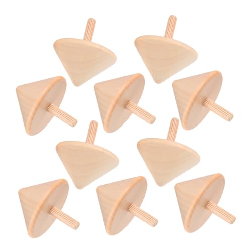 HONITANO 10 Stück Holz DIY Malspielzeug für Handgefertigte Spinning Tops aus Holz Pädagogisches Hand Auge Koordination und Konzentration Sicher und Langlebig HONITANO 10 Stück Holz DIY Malspielzeug für Handgefertigte Spinning Tops aus Holz Pädagogisches Hand Auge Koordination und Konzentration Sicher und Langlebig von HONITANO