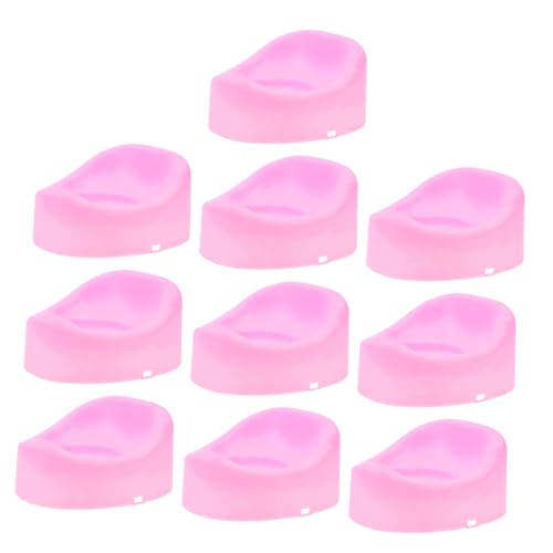 HONITANO 10 Stück Puppentoilette Puppenaugen Spielzeuge Puppenhaus Mini-Toilette Winzige Toilette Zubehör Für Miniaturpuppen Mini-haustoilette Märchenhaus Möbel Rosa Plastik HONITANO 10 Stück Puppentoilette Puppenaugen Spielzeuge Puppenhaus Mini-Toilette Winzige Toilette Zubehör Für Miniaturpuppen Mini-haustoilette Märchenhaus Möbel Rosa Plastik von HONITANO