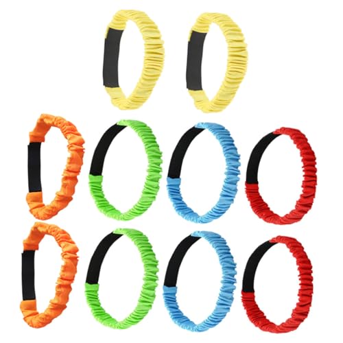 HONITANO 10 Stück Teiliges Elastische Beinbänder Flexible und Strapazierfähige Legged Race Bänder für Teamspiele und Outdoor aktivitäten Geeignet für Erwachsene HONITANO 10 Stück Teiliges Elastische Beinbänder Flexible und Strapazierfähige Legged Race Bänder für Teamspiele und Outdoor aktivitäten Geeignet für Erwachsene von HONITANO
