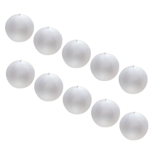 HONITANO 10 Stück Teiliges Halbtransparente Strandbälle Aufblasbare Multifunktionale Kinderbälle für Outdoor Spiel Strandparty Wasserspaß Leicht und Langlebig von HONITANO