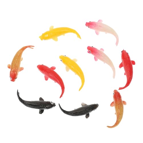 HONITANO 10 Stück Teiliges Künstliche Fancy Karpfen aus Realistische Aquarium Deko Farbecht Wasserfest Lebensechte Mini Fische für Heim und Büro Aquarien Dekorative Teichornamente HONITANO 10 Stück Teiliges Künstliche Fancy Karpfen aus Realistische Aquarium Deko Farbecht Wasserfest Lebensechte Mini Fische für Heim und Büro Aquarien Dekorative Teichornamente von HONITANO