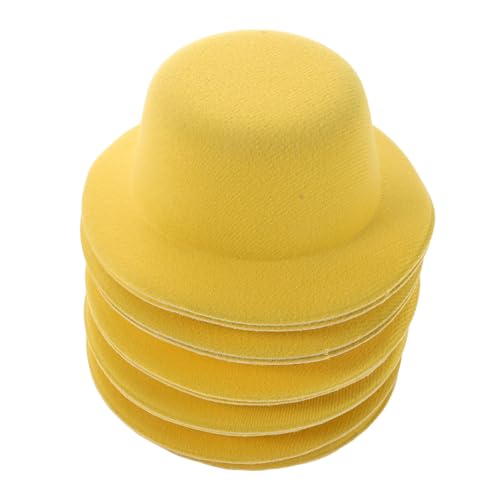 HONITANO 10 Stück Teiliges Mini Hüte Leichte Mini Bowler Caps für DIY Bastelprojekte Kleine Haarschmuck-hüte für Puppen und Haustiere Vielseitige Miniatur-Kopfbedeckungen für von HONITANO