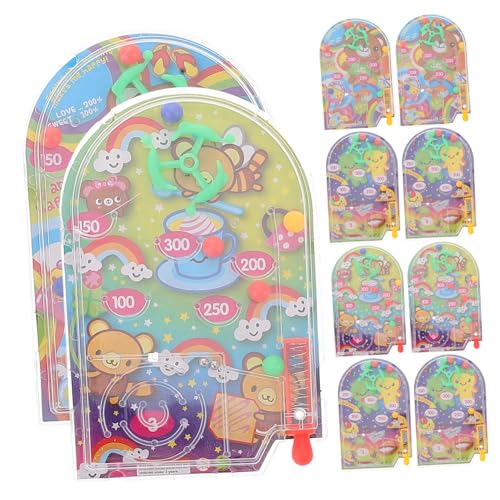 HONITANO 10 Stück Teiliges Mini Pinball Spielset für Kreatives Schreibtischspielzeug aus Robustem Kunststoff Kompakt und Fördert Kognitive Fähigkeiten und Geschicklichkeit HONITANO 10 Stück Teiliges Mini Pinball Spielset für Kreatives Schreibtischspielzeug aus Robustem Kunststoff Kompakt und Fördert Kognitive Fähigkeiten und Geschicklichkeit von HONITANO