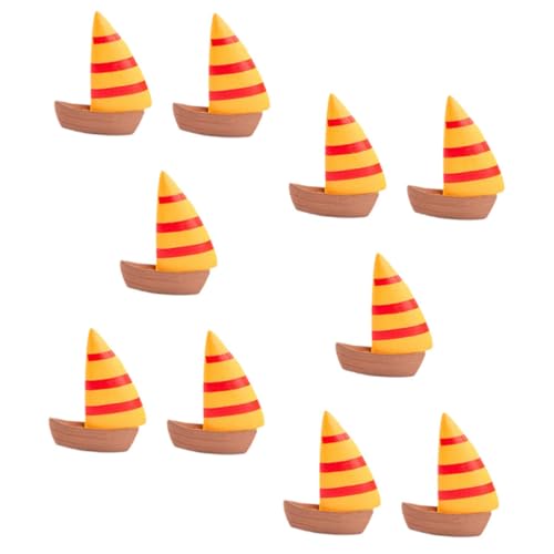 HONITANO 10 Stück Teiliges Mini Segelboot Deko Figurine Realistische Miniatur für Puppenhaus Strand Meer Garten Mikrolandschaft Vielseitige Tischdekoration HONITANO 10 Stück Teiliges Mini Segelboot Deko Figurine Realistische Miniatur für Puppenhaus Strand Meer Garten Mikrolandschaft Vielseitige Tischdekoration von HONITANO